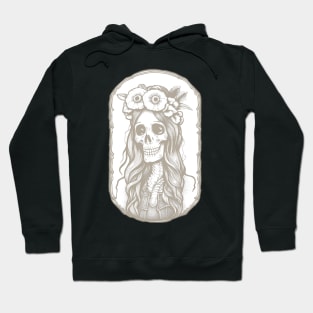 Beautiful dead girl design Hoodie